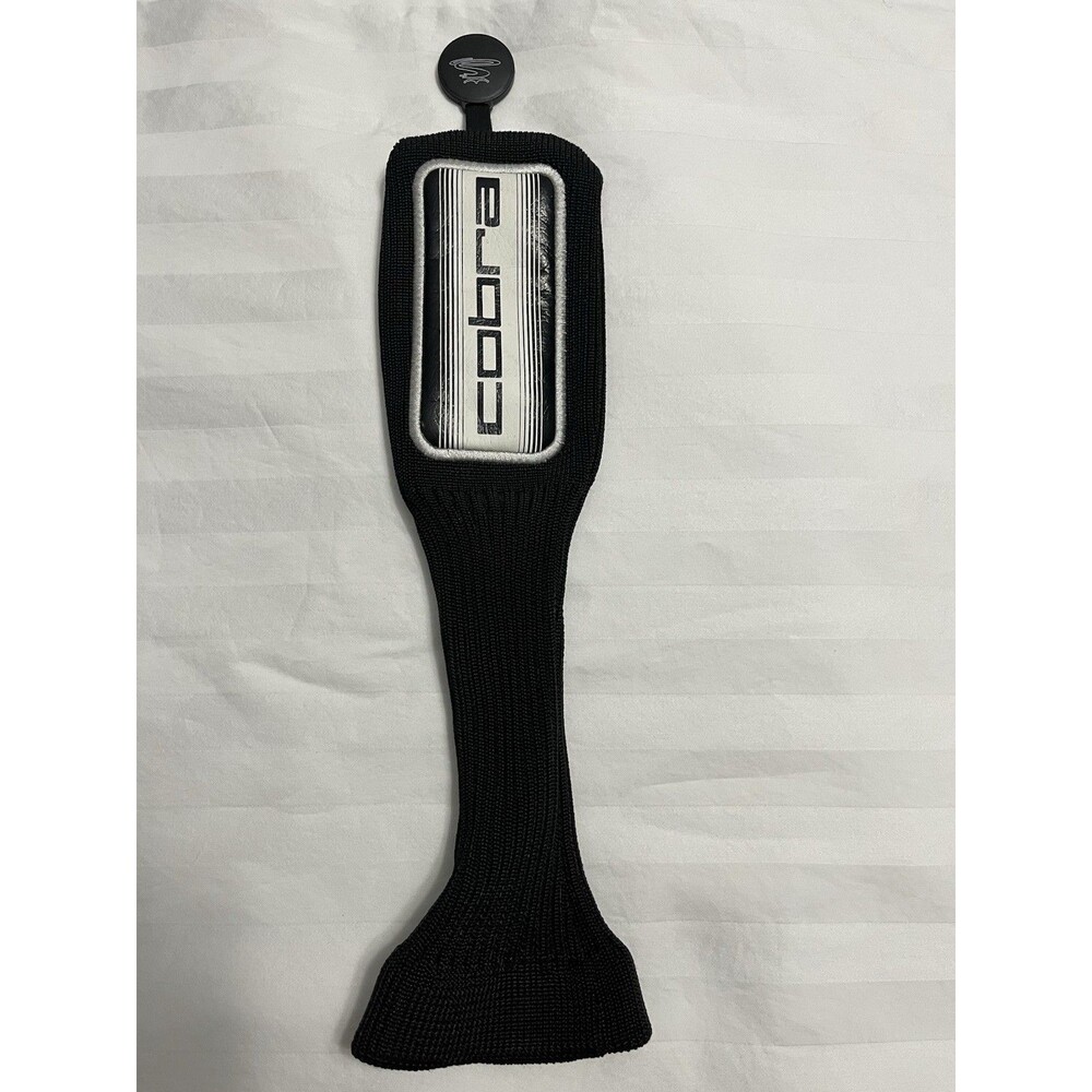 Cobra Max Hybrid 3H Rescue Golf Club Headcover Black White Blue Sock H/C Tag 3/H